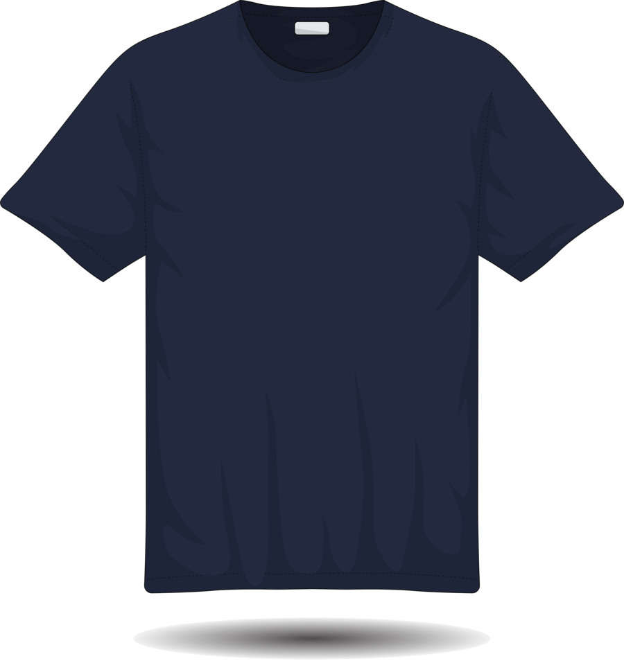 Tricou bleumarin, față